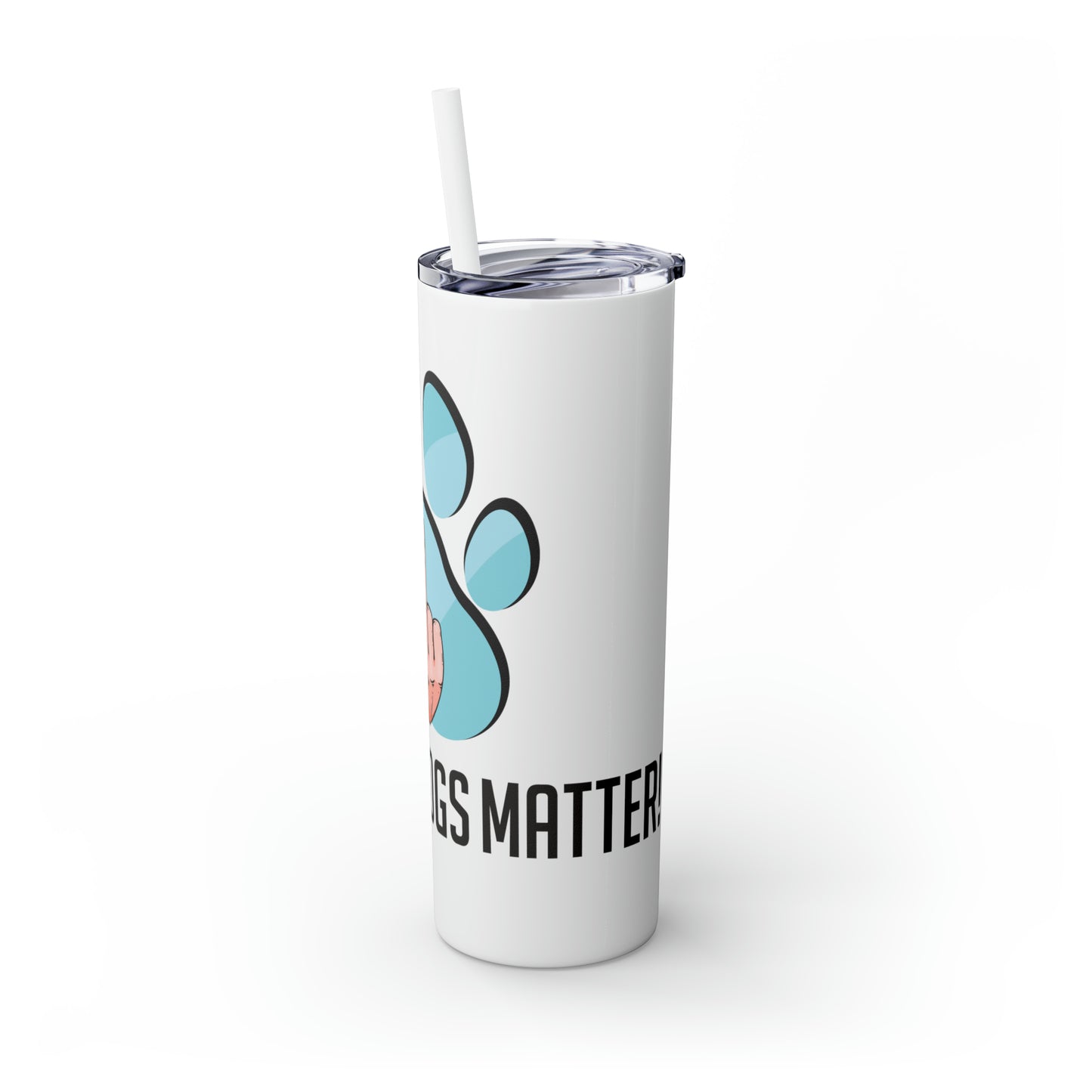 Skinny Tumbler with Straw, 20oz