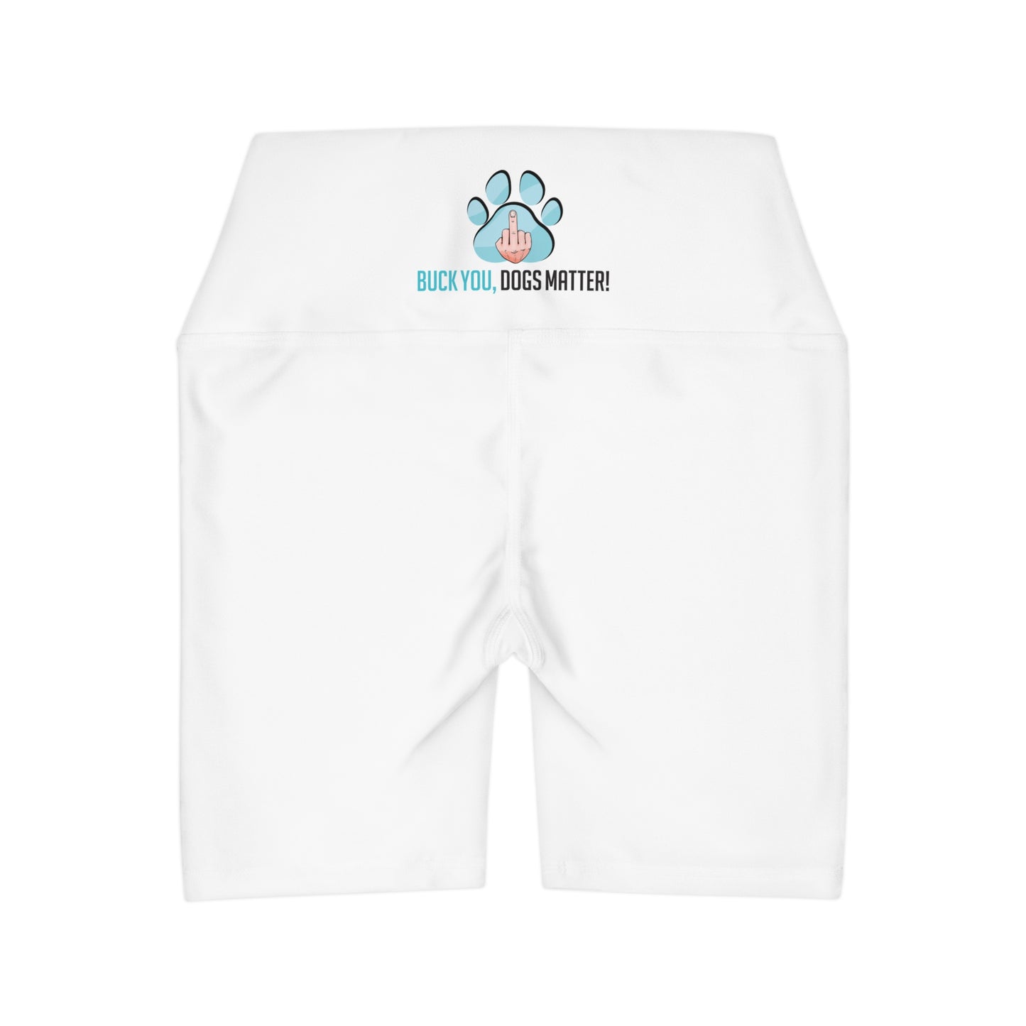 High Waisted Yoga Shorts (AOP)