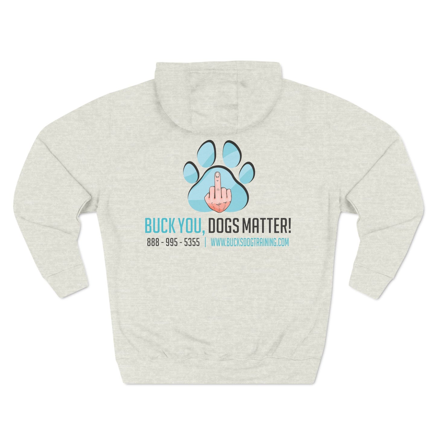 Three-Panel Fleece Hoodie