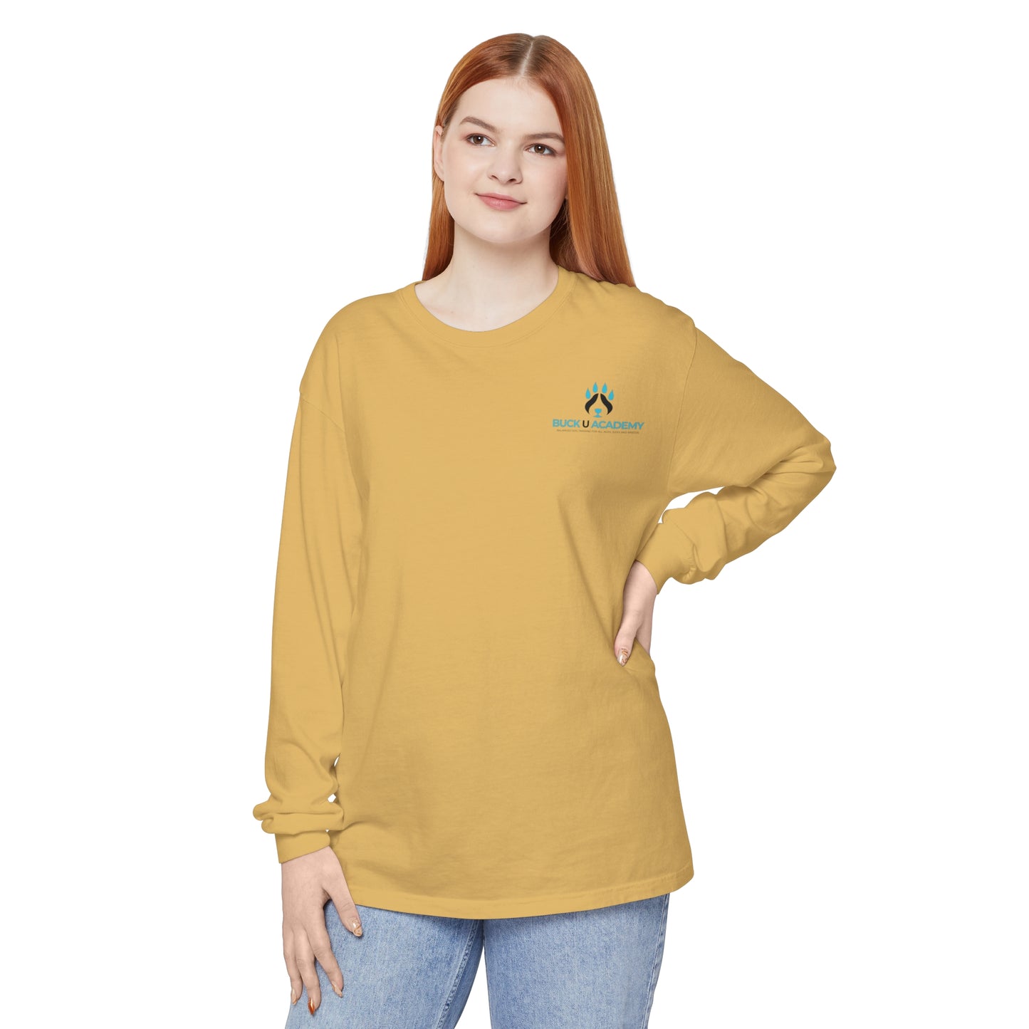 Unisex Garment-dyed Long Sleeve T-Shirt