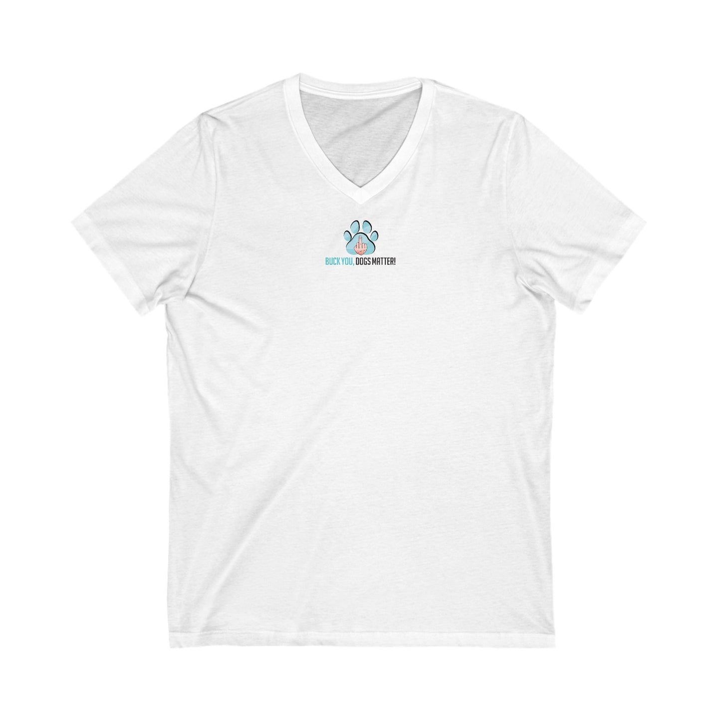 Unisex Jersey Short Sleeve V-Neck Tee