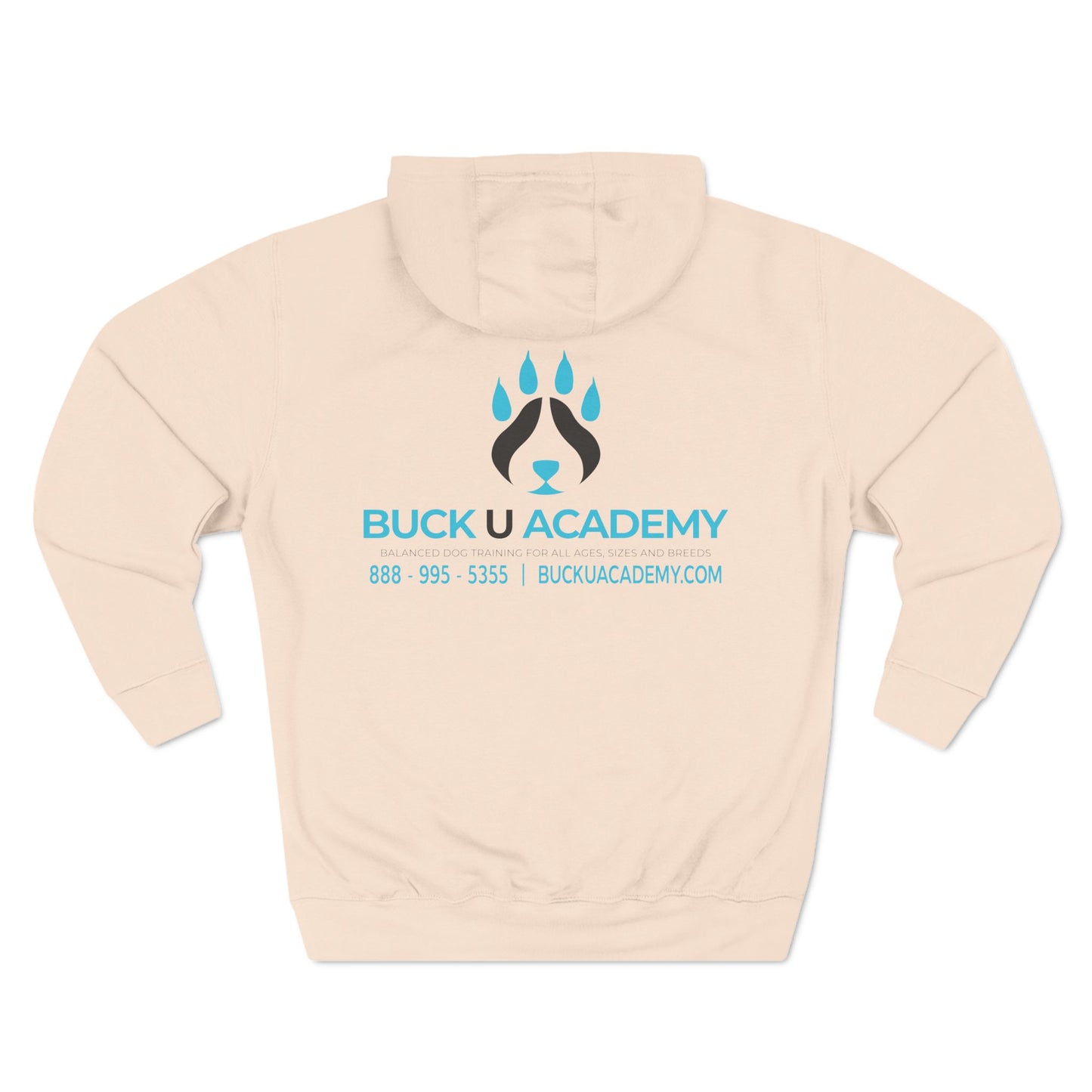 Three-Panel Fleece Hoodie