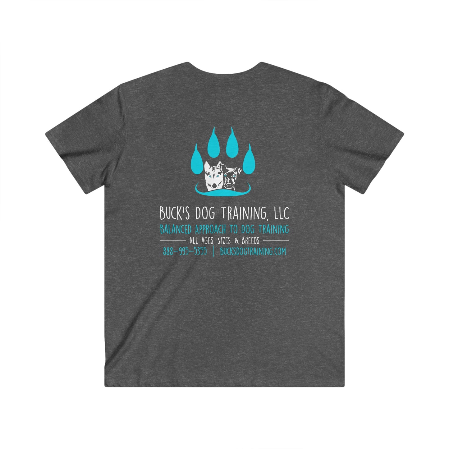 Men's Fitted V-Neck Short Sleeve Tee