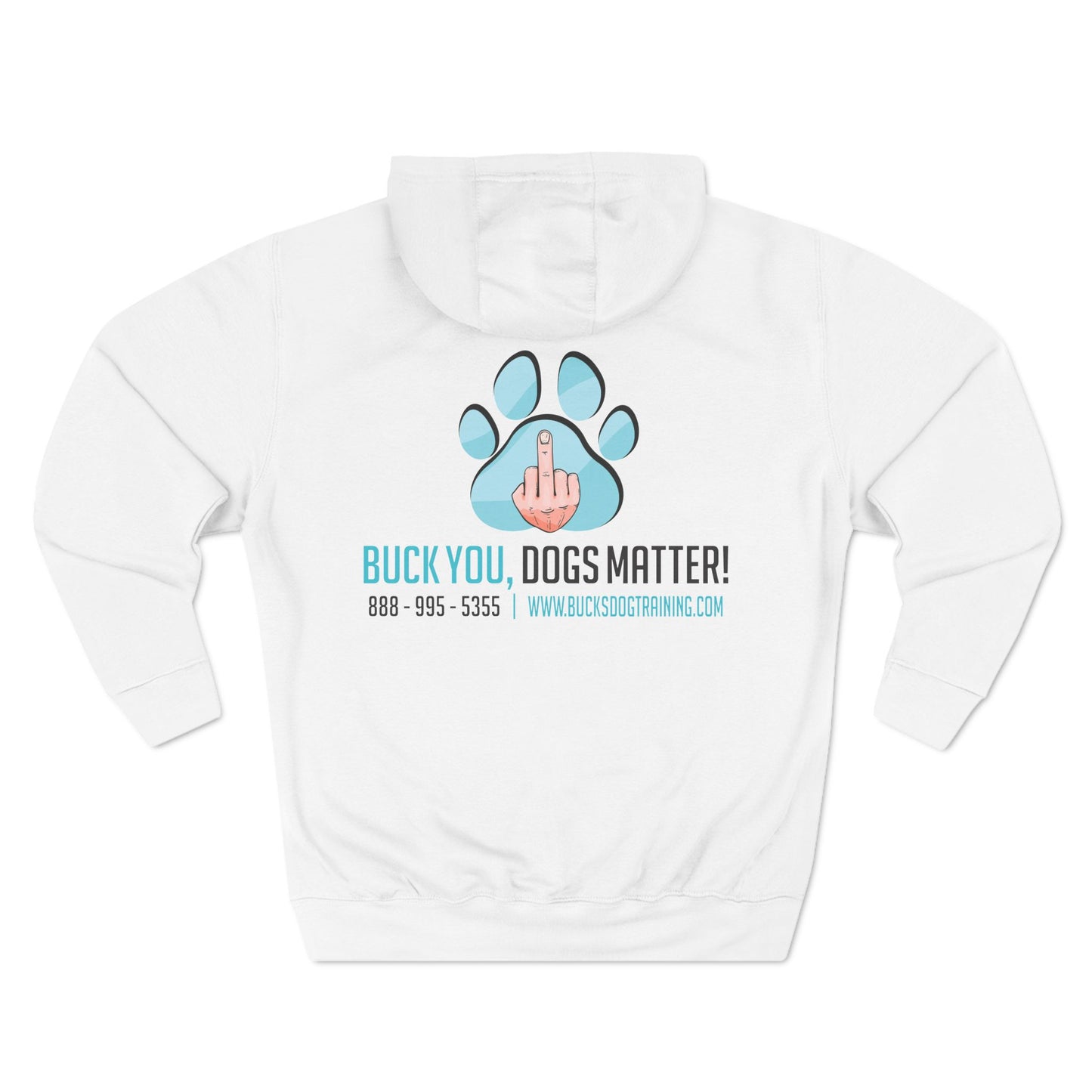 Three-Panel Fleece Hoodie