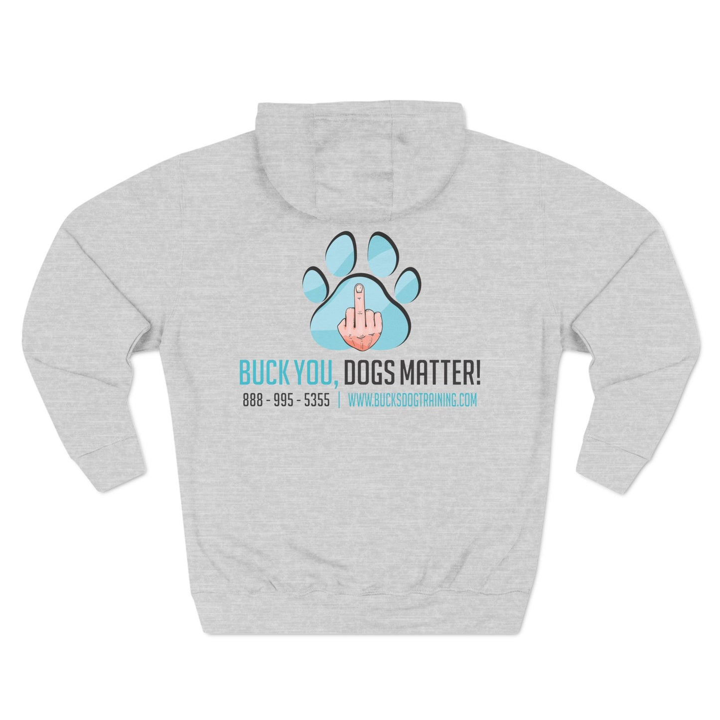 Three-Panel Fleece Hoodie