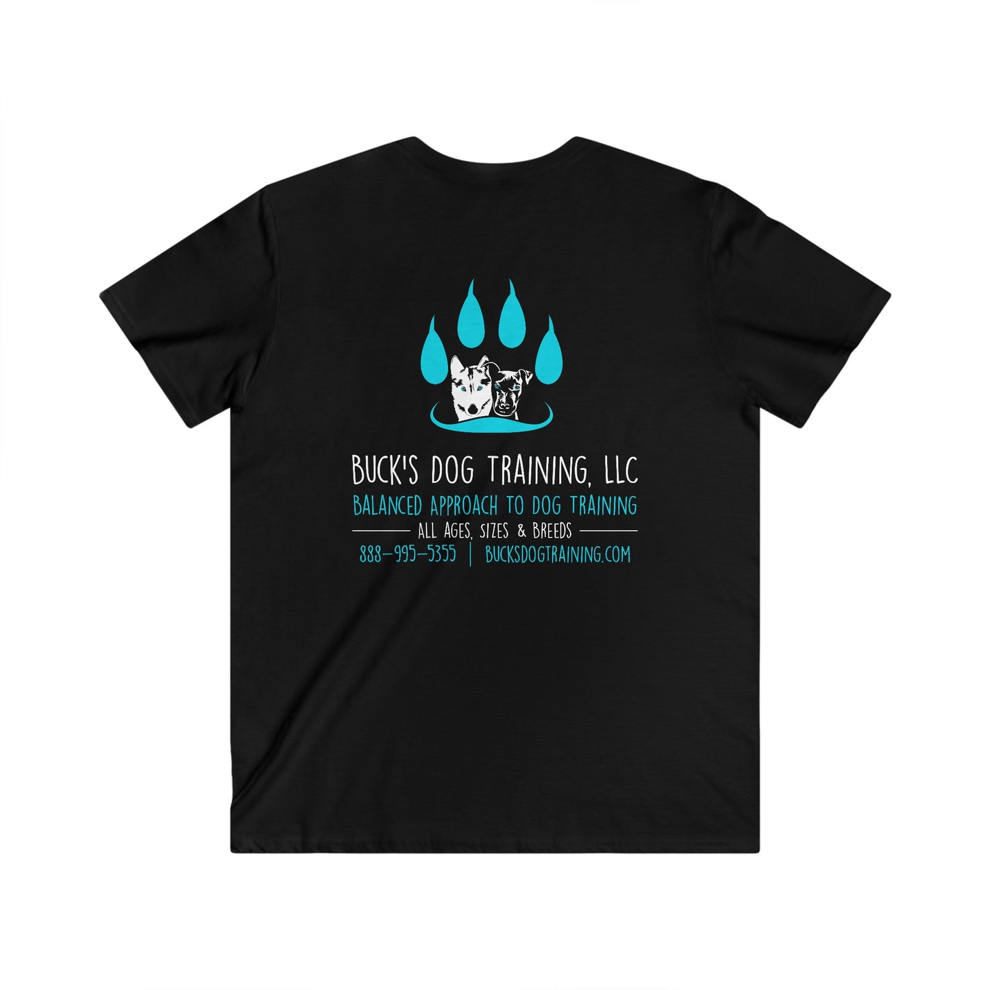 Men's Fitted V-Neck Short Sleeve Tee