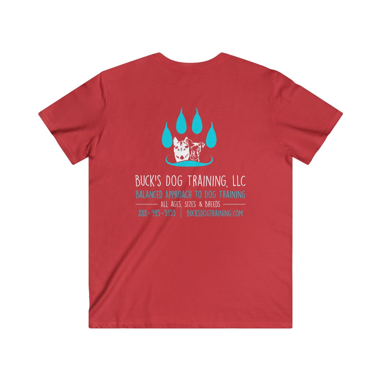 Men's Fitted V-Neck Short Sleeve Tee