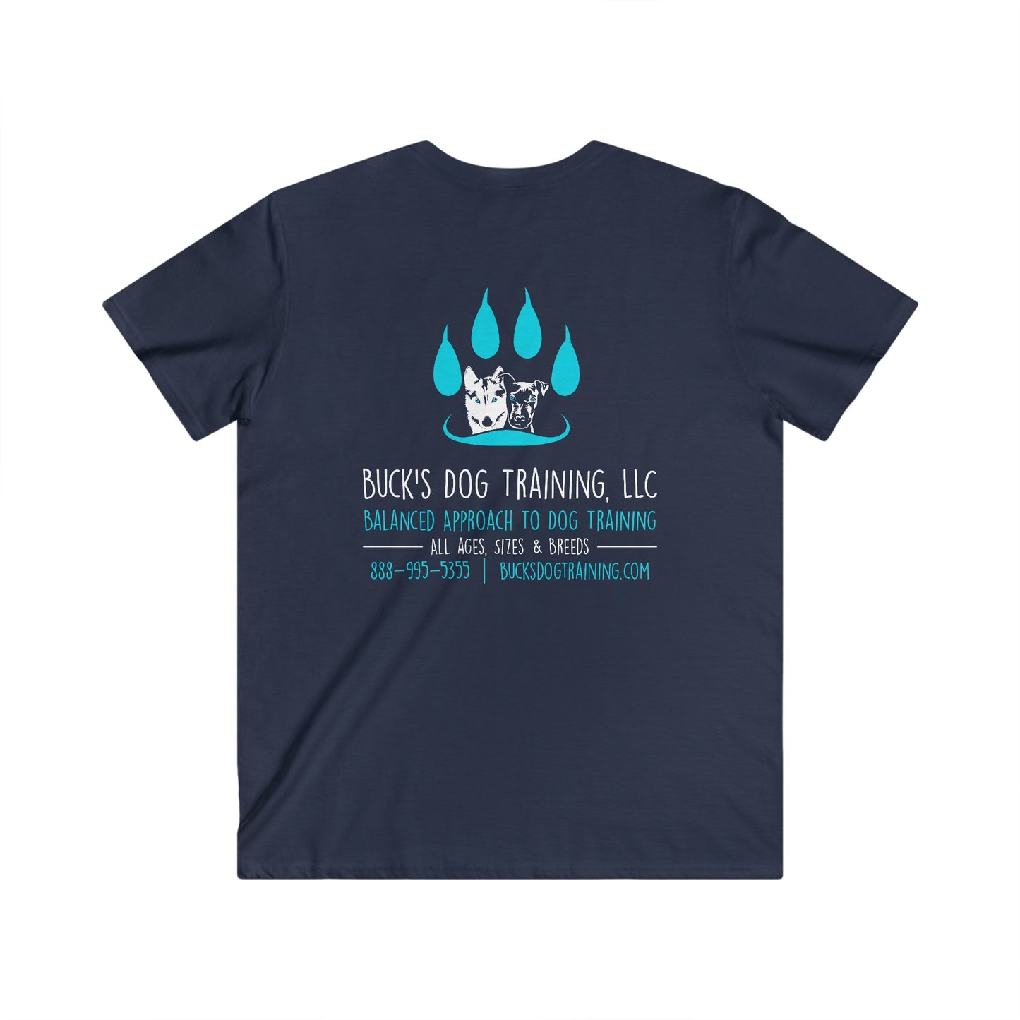 Men's Fitted V-Neck Short Sleeve Tee