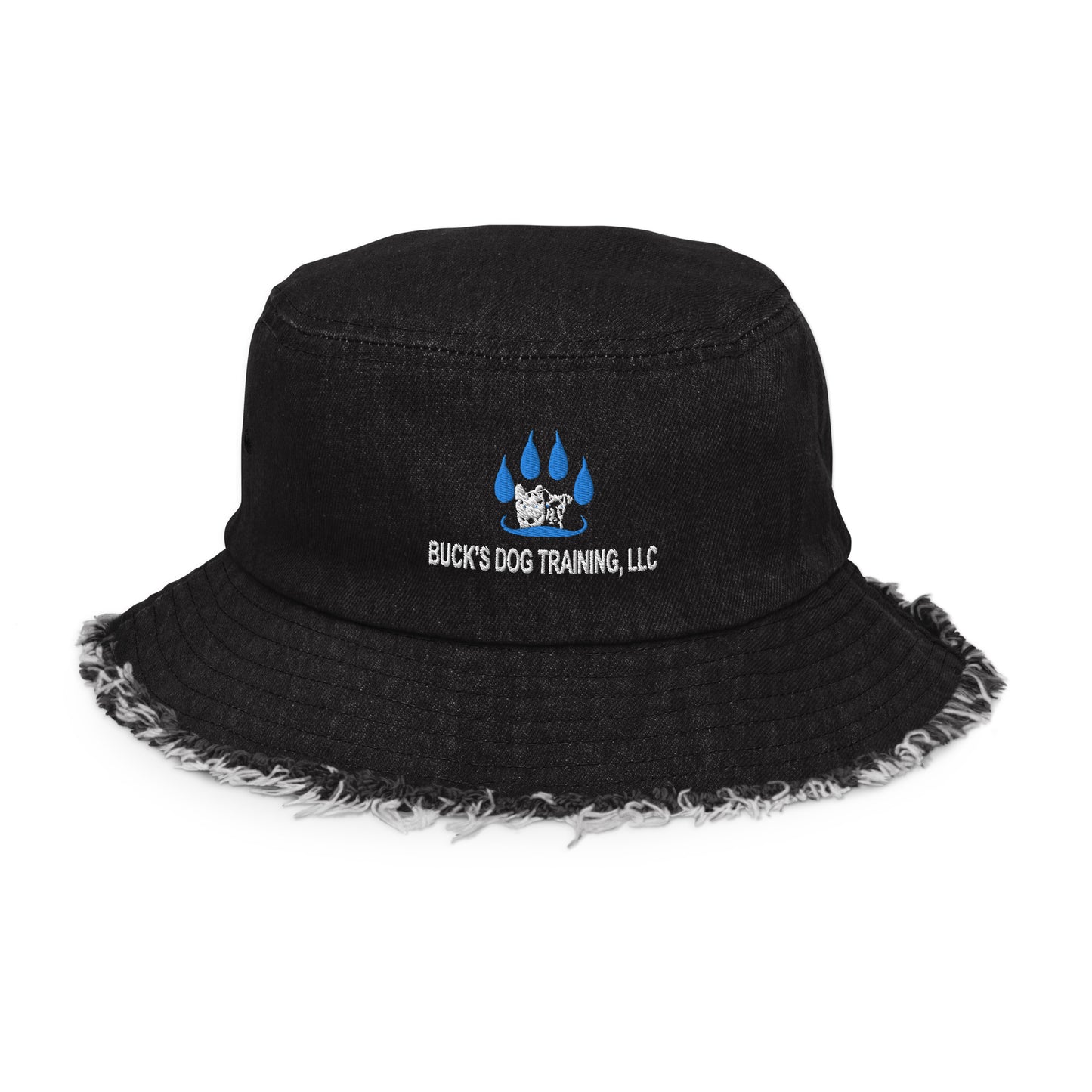 Distressed Denim Bucket Hat