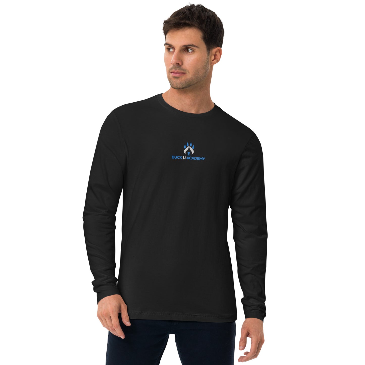 Men's Fitted Long Sleeve Shirt | Next Level 3601