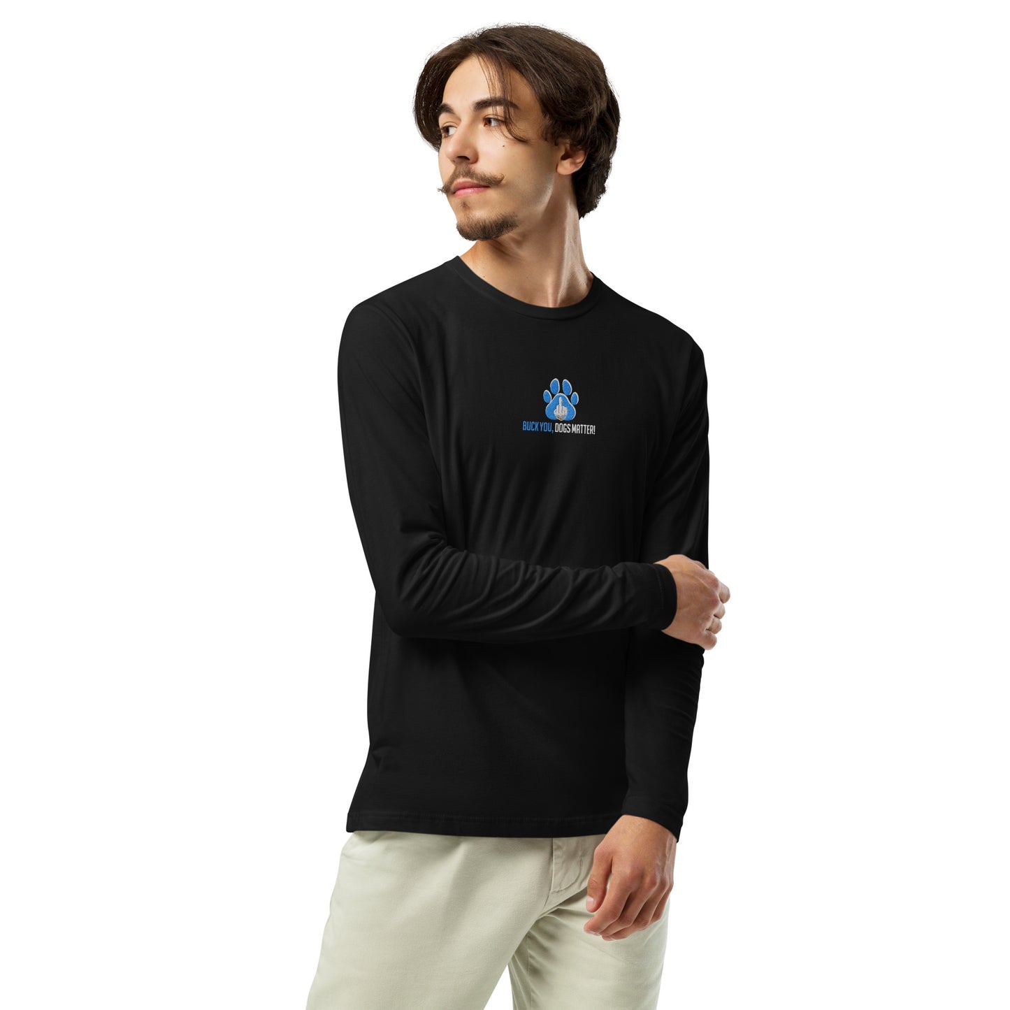 Men's Fitted Long Sleeve Shirt | Next Level 3601