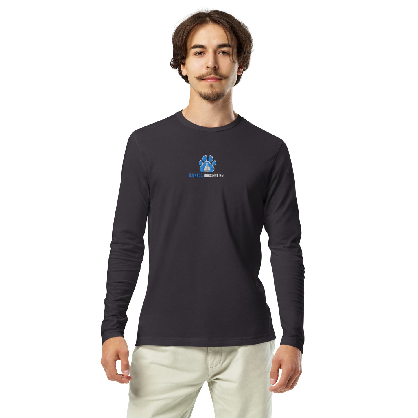 Men's Fitted Long Sleeve Shirt | Next Level 3601