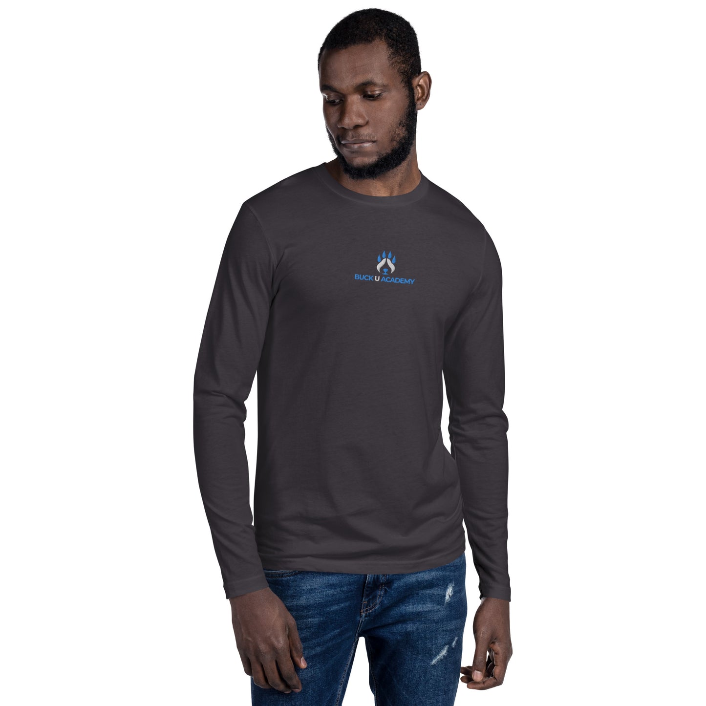 Men's Fitted Long Sleeve Shirt | Next Level 3601