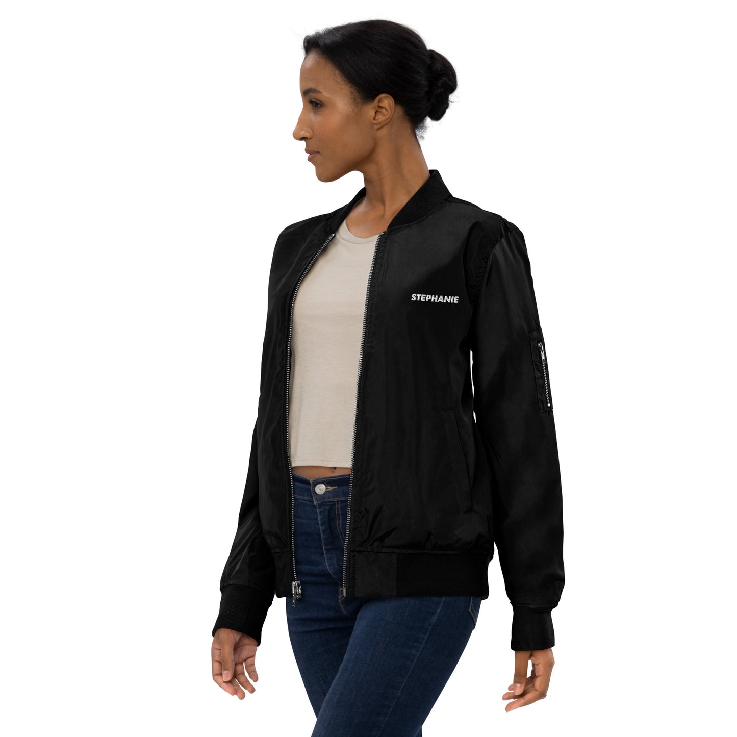 Stephanie - Premium Recycled Bomber Jacket