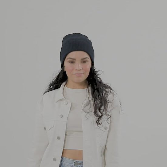 Organic Ribbed Beanie - Atlantis.mp4