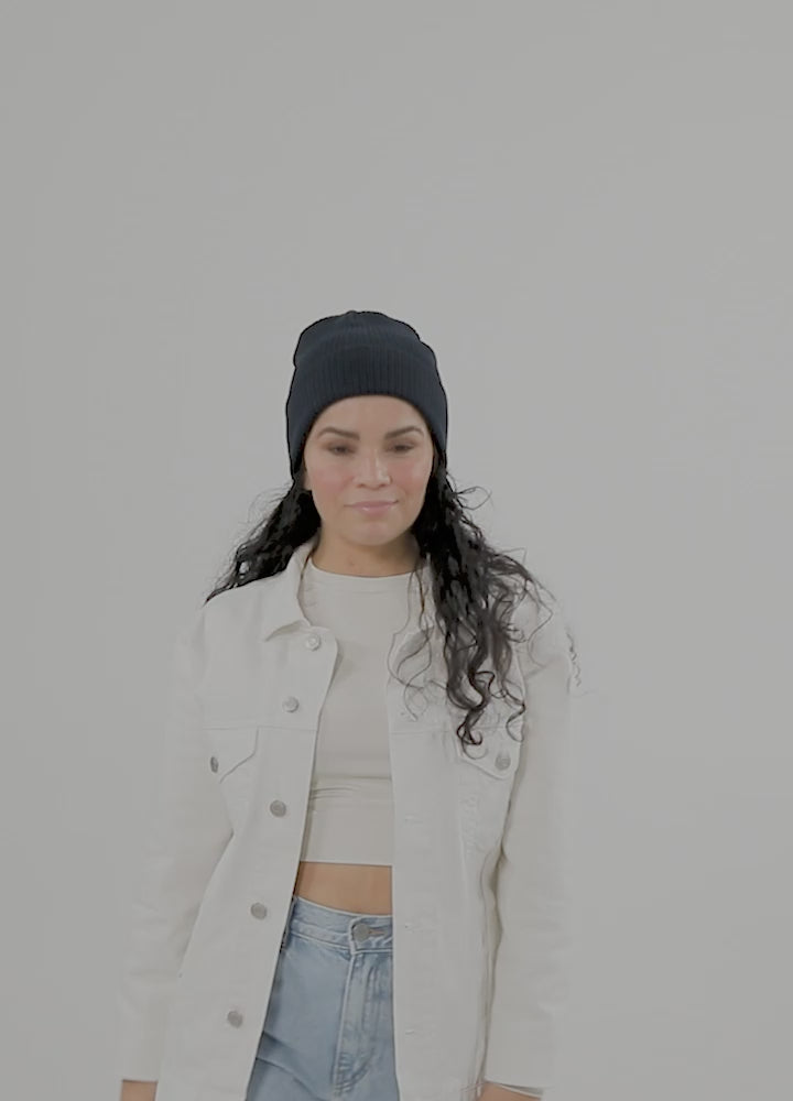 Organic Ribbed Beanie - Atlantis.mp4