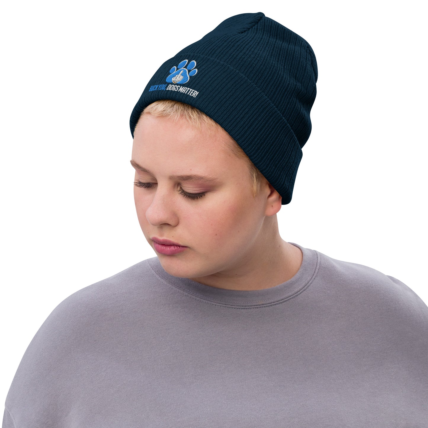 Ribbed Knit Beanie | Atlantis