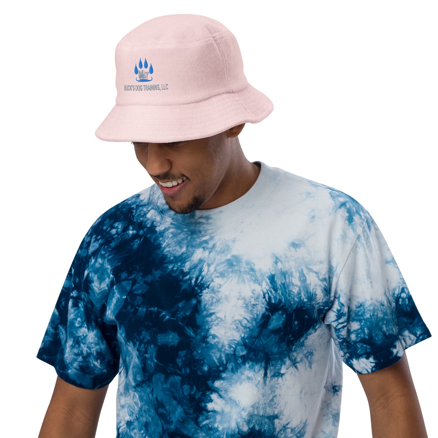 Unstructured Terry Cloth Bucket Hat