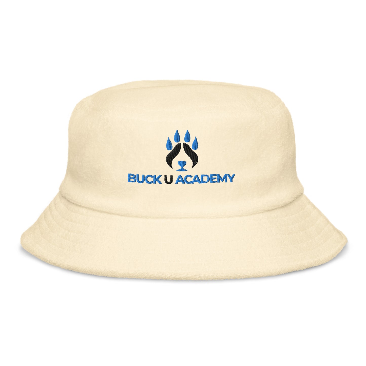 Unstructured Terry Cloth Bucket Hat