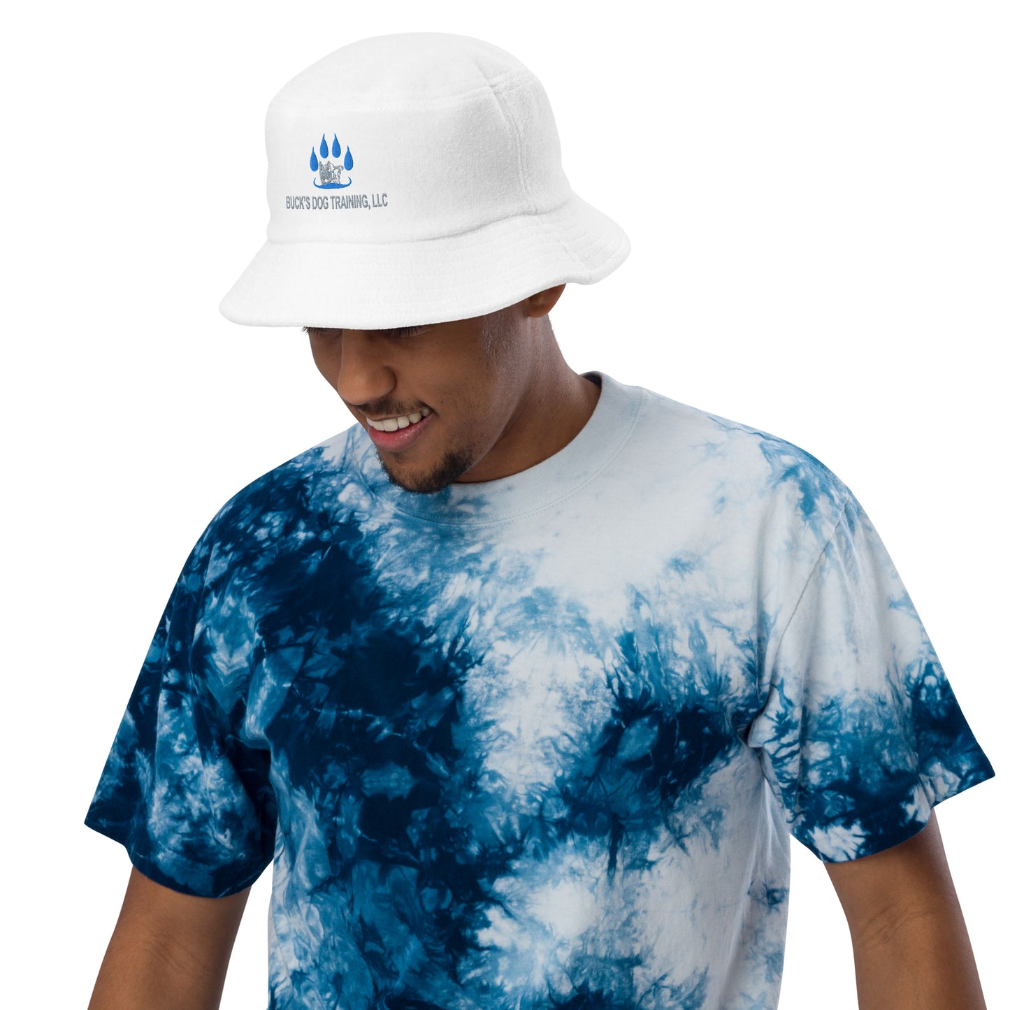 Unstructured Terry Cloth Bucket Hat