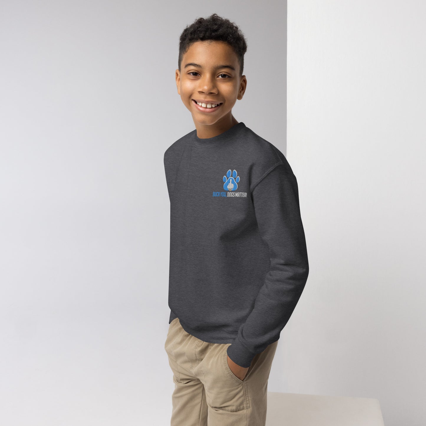 Youth Crew Neck Sweatshirt | Gildan 18000B